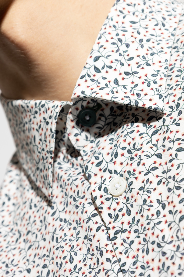 White Shirt with floral motif Paul Smith - Vitkac AS